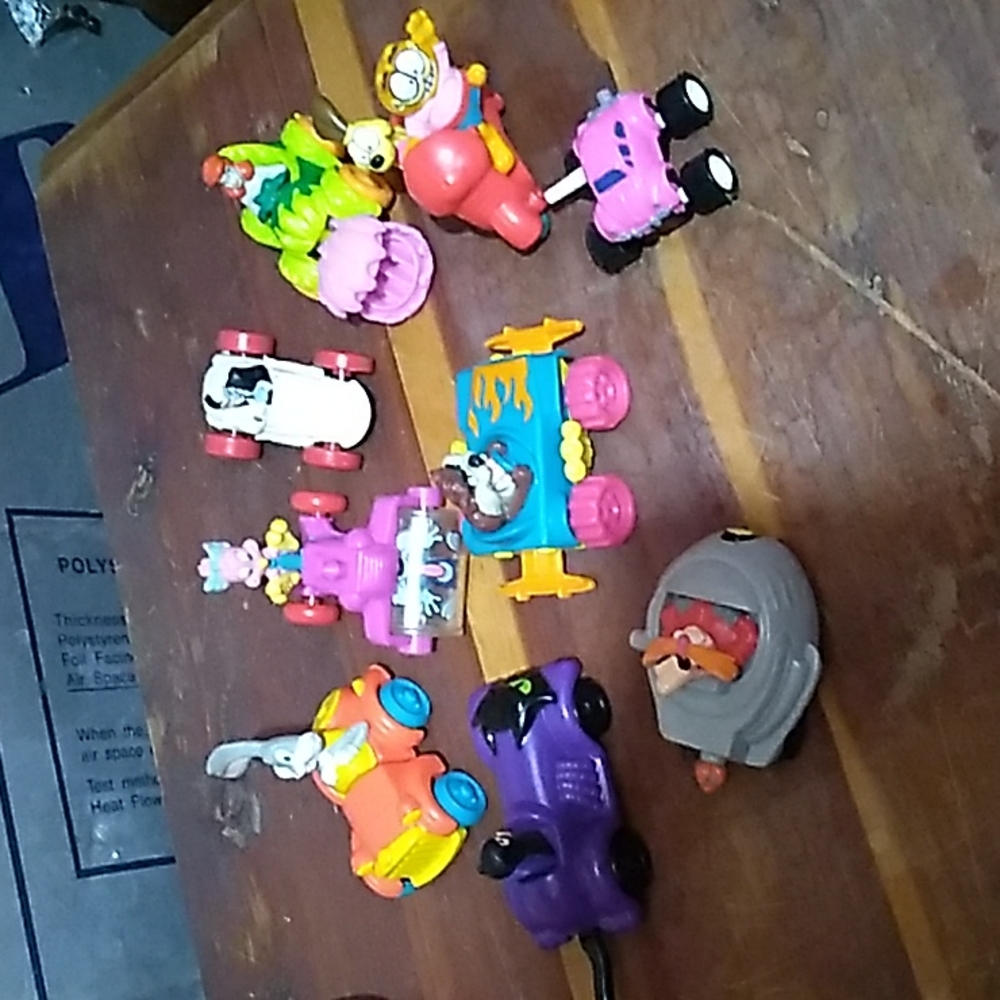 Vintage happy meal toys.